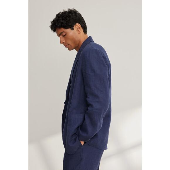 Velvet by Graham & Spencer Warren Blazer in Navy XL - Picture 3 of 5